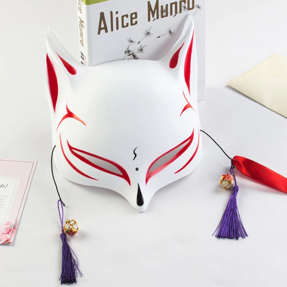 Half Face Fox Mask [Best Price] – Kabuki Masks