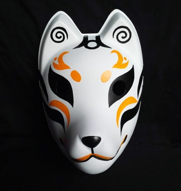 Hotarubi Hand Painted Fox Mask [Best Price] – Kabuki Masks