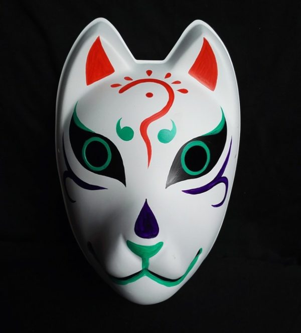 Hotarubi Hand Painted Fox Mask [Best Price] – Kabuki Masks