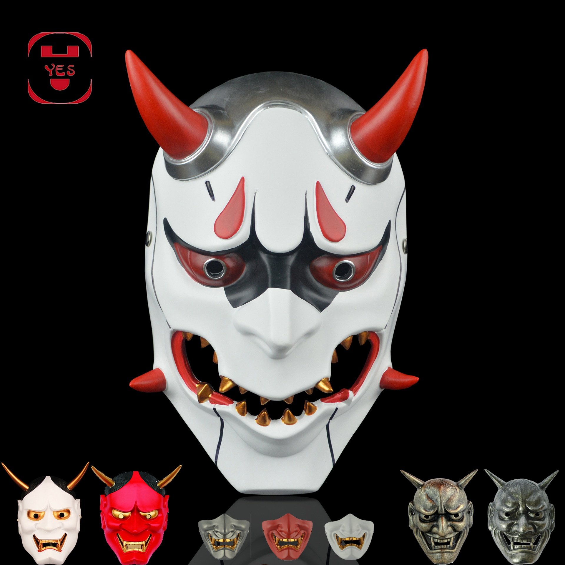 studieafgift svær at tilfredsstille Trofast japanese Demon Kabuki Mask [Best Price] – Kabuki Masks