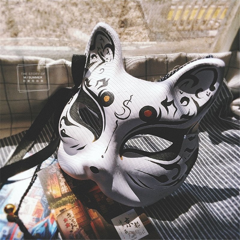 Kitsune Mask (Hand Painted) [Best Price] – Kabuki Masks