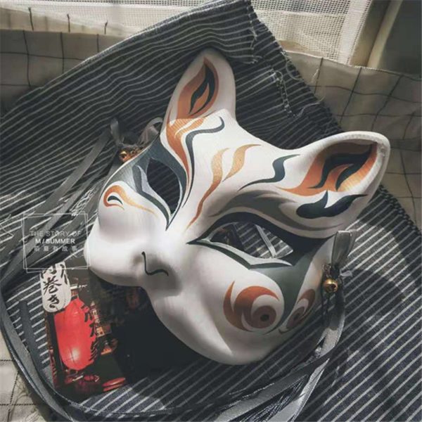Hand Painted Wei Wuxian Kitsune Mask