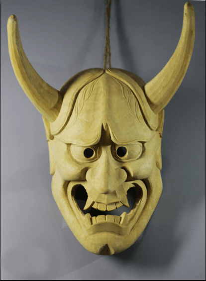 Hannya Wooden Mask