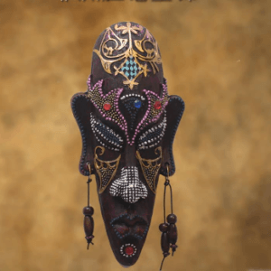 African Retro mask wall hangging