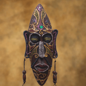 Anciant african mask wall dcoration