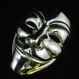 VIP ver V for Vendetta Mask/Anonymous/Guy Fawkes Black & Gold japan import