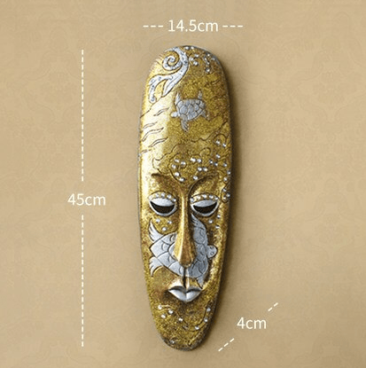 Exotic African Masks Portrait wall decoration