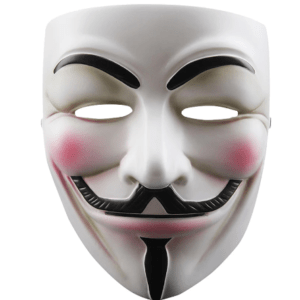 White Guy Fawkes Mask