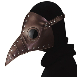 brwon plague doctor mask